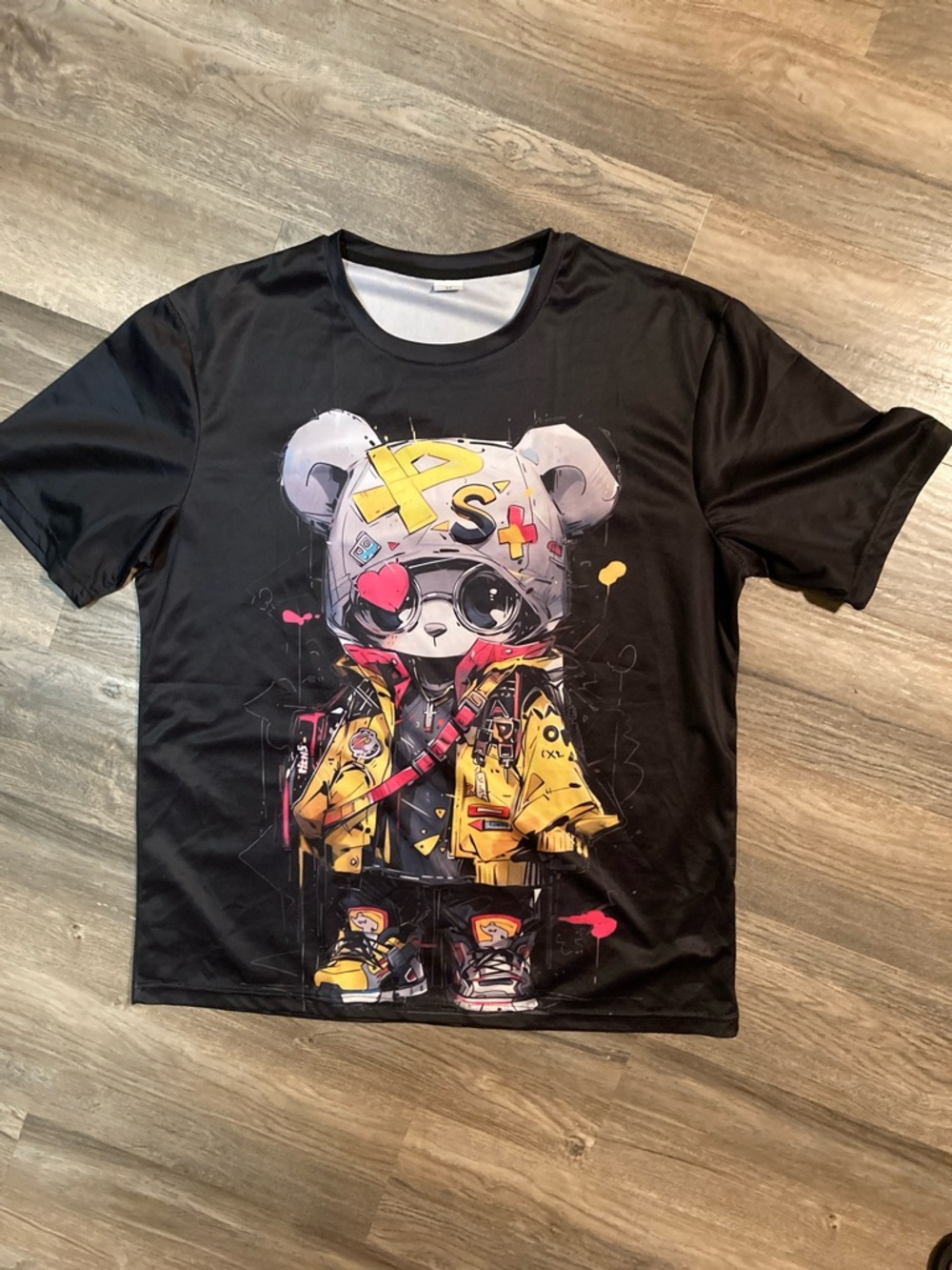 Funky Cool Bear Print T-Shirt